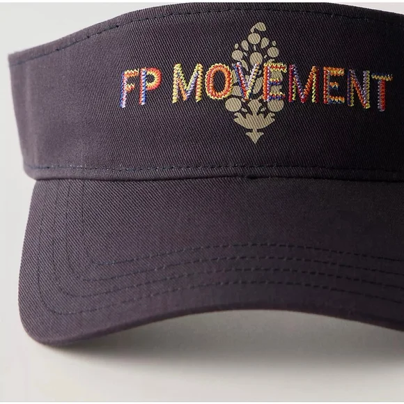 Free People Movement Tee Time Visor NWT Navy - Picture 3 of 7